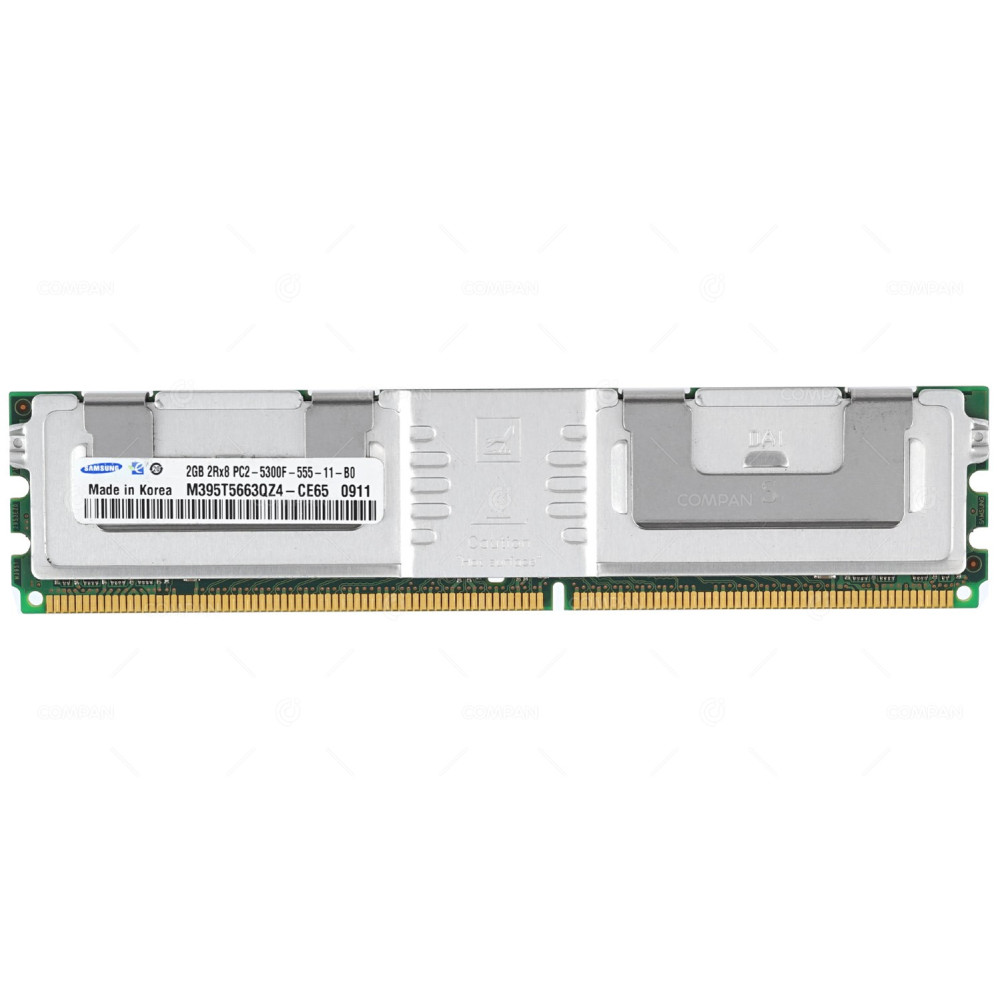 M395T5663QZ4-CE65 SAMSUNG MEMORY 2GB 2RX8 PC2 5300F DDR2 -